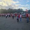 unser Österreichisches Nationalteam vor der Halle