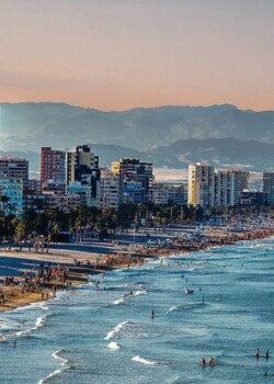 der Weltbekannte Strand in Alicante